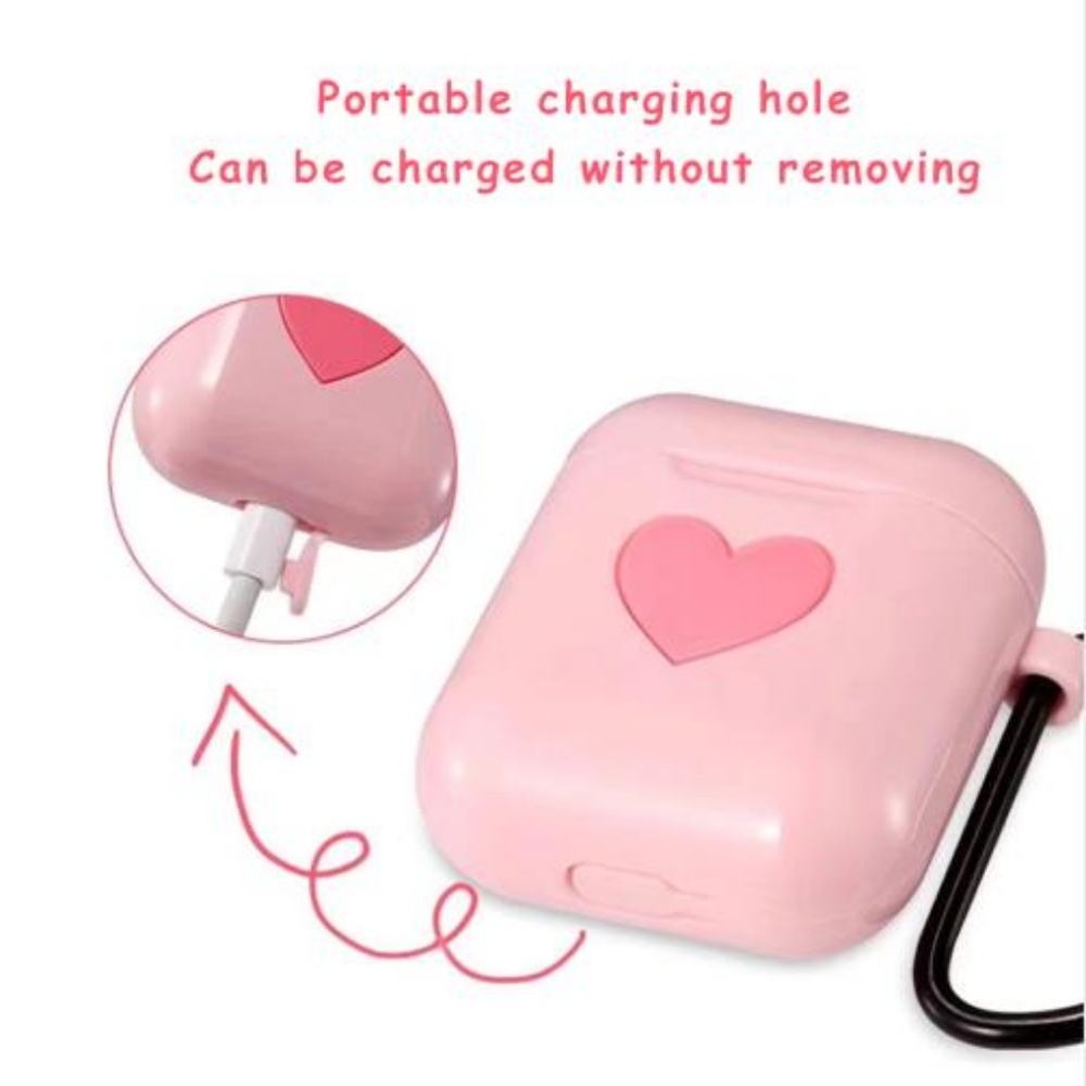 ❤️NEW Apple Airpods Soft Protective Case W/Hook - Picture 5 of 8
